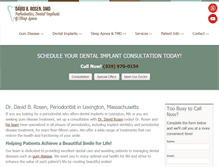 Tablet Screenshot of lexingtonperiodontist.com